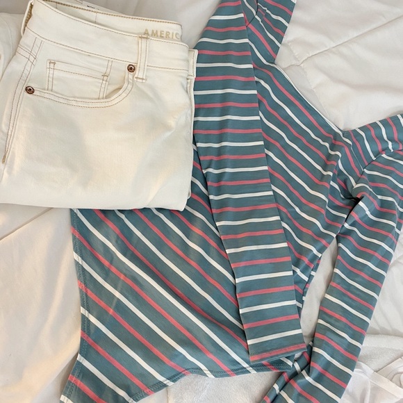 ☼ Boutique Bodysuit Striped Long Sleeve - Picture 4 of 6